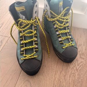 La Sportiva Green and Black Outdoor Footwear